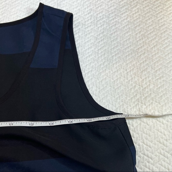 𝅺vero Moda Black/Navy Giant Stripe Tank Top Size XS - Picture 8 of 10